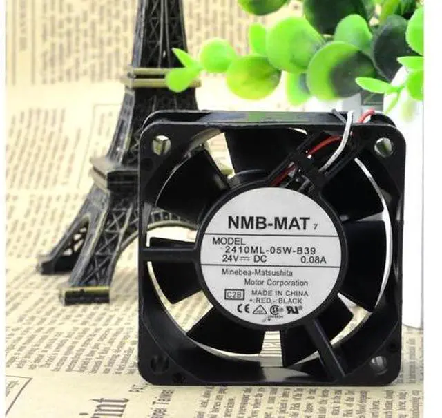 Main image of NMB 2410ML-05W-B39 NMB06025SS-24M-AL 6025 24V 60 * 60 * 25 NMB fan with detection alarm function