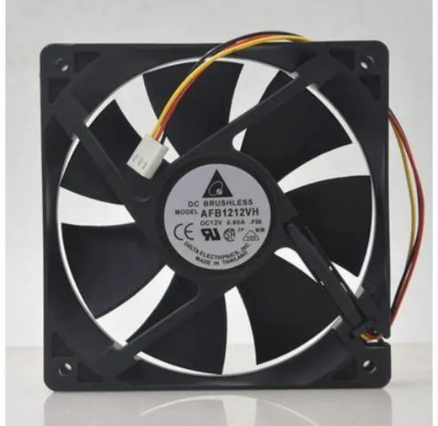 Main image of Delta 12CM 12V 0.60A AFB1212VH 12025 chassis motherboard pwm speed control high speed fan