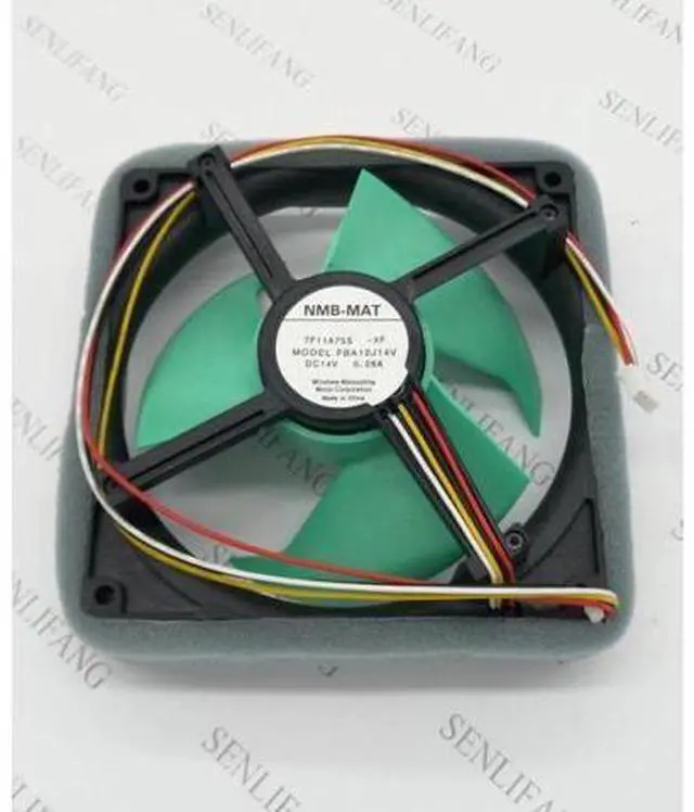 Main image of FBA12J14V 7F11A75S Refrigerator Fan DC 14V 0.28A 125x125mm 4-wire