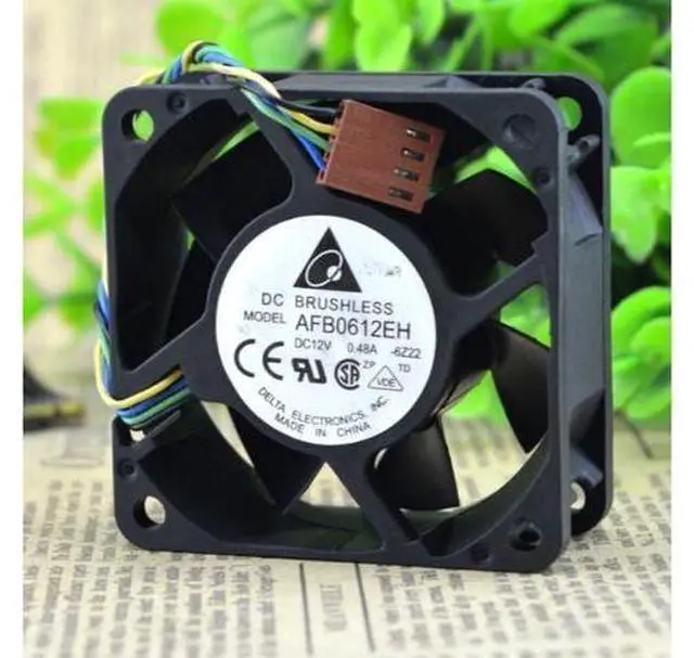 Main image of Delta 6025 AFB0612EH 6cm/CM 12V 0.48A High Volume Power Supply Heat Dissipating Fan