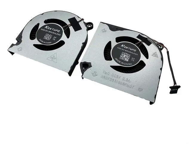 Alt view image 3 of 7 - Replacement New CPU+GPU Cooling Fan for Acer Nitro 5 Gaming Laptop AN515-54-5812 AN515-54-728C AN515-54 AN515-43 N18C3 Aspire 7 A715-41G A715-42G A715-74G A715-75G Series FL78 FL1K 5V Fan