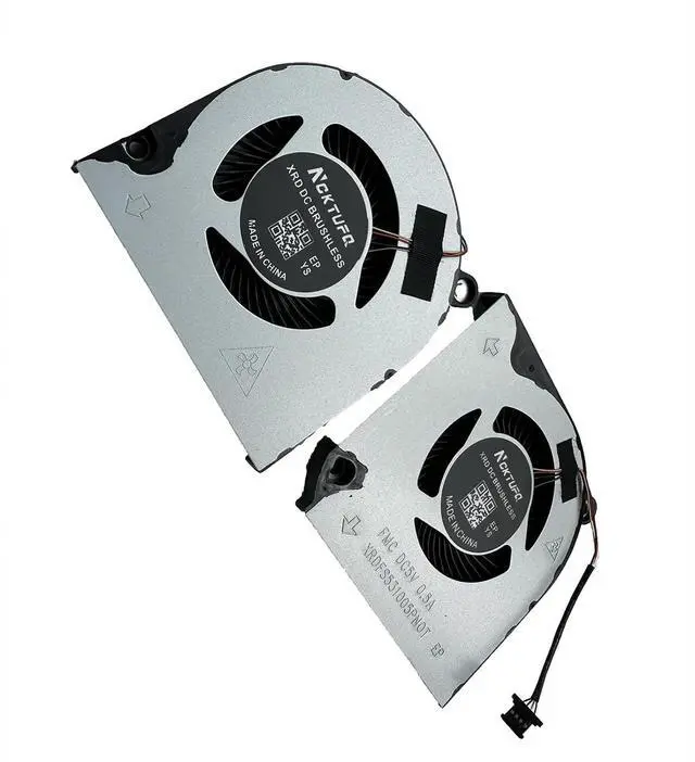 Alt view image 4 of 7 - Replacement New CPU+GPU Cooling Fan for Acer Nitro 5 Gaming Laptop AN515-54-5812 AN515-54-728C AN515-54 AN515-43 N18C3 Aspire 7 A715-41G A715-42G A715-74G A715-75G Series FL78 FL1K 5V Fan