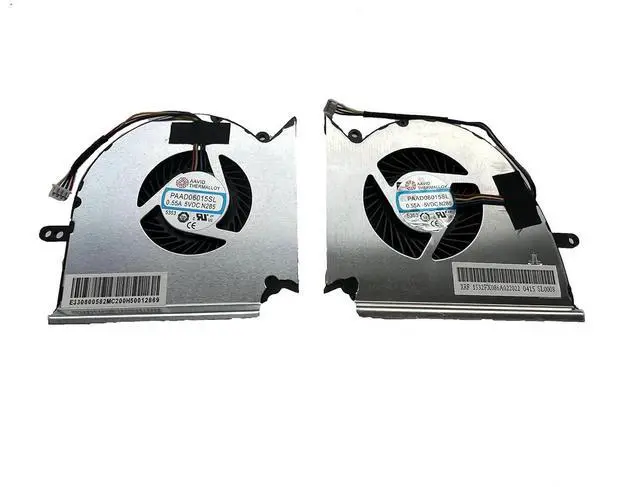 Main image of New CPU+GPU Cooling Fan Replacement for MSI GE75 GP75 GL75 WE75 VR MS-17E2 PABDD06015SL N414 N417 N384