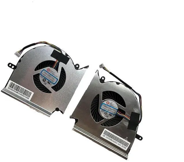 Alt view image 2 of 7 - New CPU+GPU Cooling Fan Replacement for MSI GE75 GP75 GL75 WE75 VR MS-17E2 PABDD06015SL N414 N417 N384
