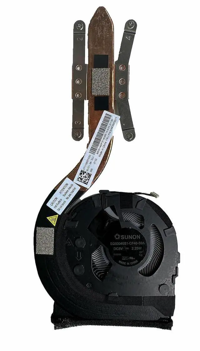 Main image of CPU Cooling Fan with Heatsink Replacement for Lenovo Thinkpad X1 Carbon Gen7 7TH (2019) X1 Carbon Gen8 8TH (2020) ThinkpadX1 Yoga Gen4 4TH (2019) ThinkpadX1 Yoga Gen5 5TH (2020) 01YU036
