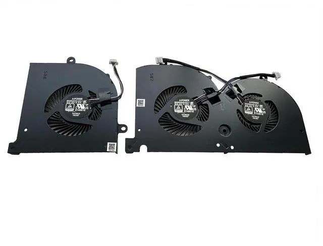 Alt view image 2 of 6 - New CPU + GPU Cooling Fan Replacement for MSI GS75 P75 WS75 MS-17G1 MS-17G2 MS-17G3 P/N: BS5005HS-U3I BS5005HS-U3J MS-17G1-G-CW, MSI GS75 Fan