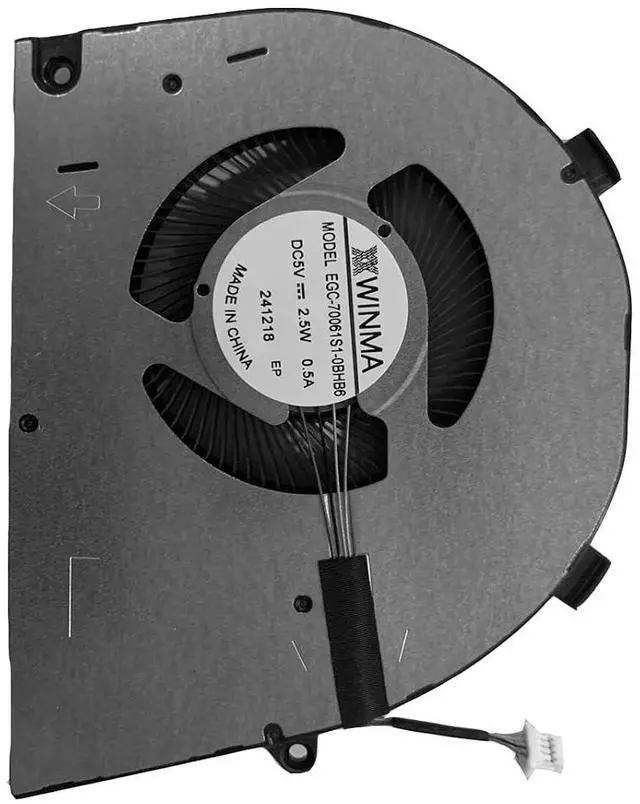 Main image of Replacement Laptop CPU Cooling Fan for Dell Vostro 5620 5625 Inspiron 16 7620 2-in-1 0T8R2T DFS5K12B159A1R 023.100QC.0001