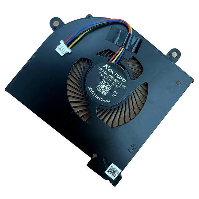 Alt view image 4 of 6 - Replacement New Laptop CPU Cooling Fan for MSI GS65 GS65VR WS65 P65 MS-16Q1 MS-16Q2 MS-16Q3 MS-16Q4 MS-16Q5 Series 16Q2-CPU-CW CPU Fan
