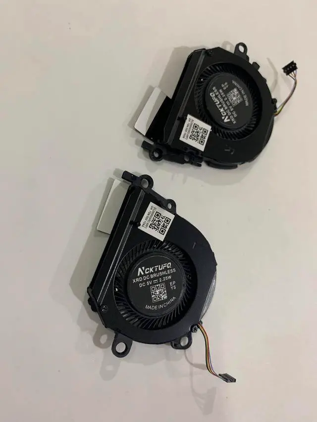 Alt view image 5 of 6 - Replacement Laptop CPU+GPU Cooling Fan for HP 13" Spectre X360 13-AE 13-AE013DX 13-AE012DX L04884-001 L04885-001 L04886-00113-AE 13t-ae000 13-ae000 L04886-00113-AE L04885-001 L04886-001