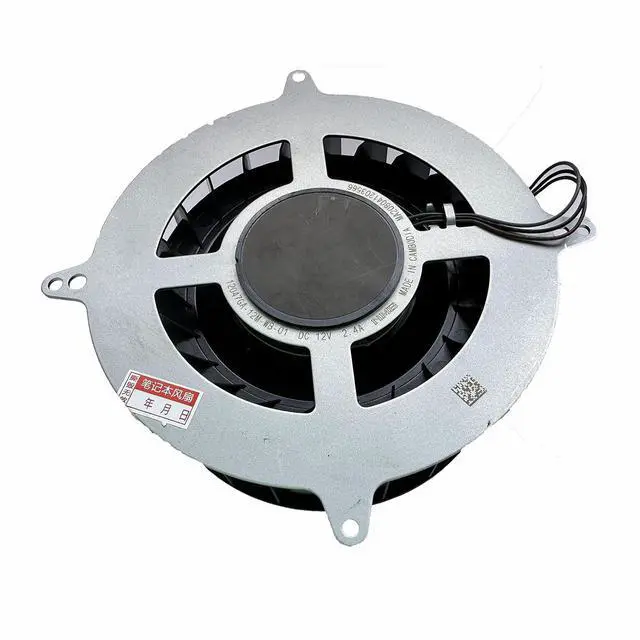 Alt view image 2 of 7 - Replacement New CPU Cooling Fan for Sony PlayStation 5 PS5 Series 12047GA-12M-WB-01 12V 2.4A 23 Blades