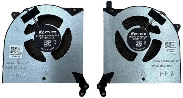 Main image of New Laptop CPU+GPU Cooling Fan for Lenovo Legion 5i Legion 5 15IMH05H Y7000P R7000P 2020H2020 Paragraph Y550-15E (DC12V 0.8A) Series DFS2400125Q0T FN50 DFSCK22115181Q FN51 5F10S13914 Fan