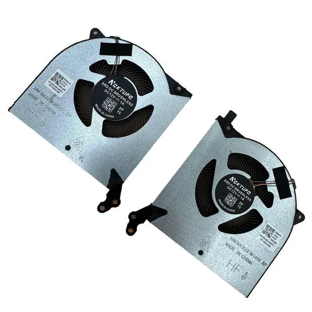 Alt view image 4 of 6 - New Laptop CPU+GPU Cooling Fan for Lenovo Legion 5i Legion 5 15IMH05H Y7000P R7000P 2020H2020 Paragraph Y550-15E (DC12V 0.8A) Series DFS2400125Q0T FN50 DFSCK22115181Q FN51 5F10S13914 Fan