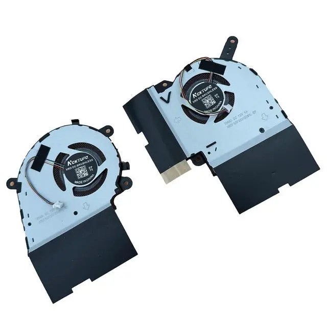 Alt view image 3 of 6 - New CPU+GPU Cooling Fan Replacement for Asus Rog Strix G512LWS G512LW G512LU G512LI G512LH CPU + Gpu Cooling Fan 12V 1A 13NR01L0T02111 13NR01L0T01011