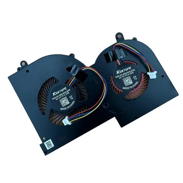 Alt view image 4 of 6 - Replacement New Laptop GPU Cooling Fan for MSI GS65 GS65VR P65 MS-16Q1 MS-16Q2 MS-16Q3 Series 16Q2-GPU-CW E149618 BS5005HS-U3N GPU Fan