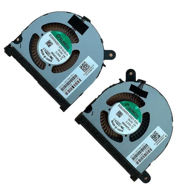 Alt view image 4 of 6 - New CPU+GPU Cooling Fan Replacement for HP Envy X360 15-ed 15m-ed 15-ed1000 TPN-C149 CPU Gpu Cooling Fans L93193-001 L93194-001