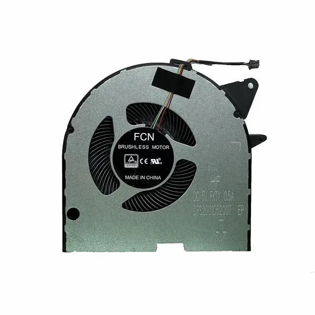 Alt view image 4 of 7 - Replacement New CPU+GPU Cooling Fan for Lenovo Legion Y540P Y545 Y7000P-2019 FKTY FKU0 DFS501105PR0T-FKU0 DFS2001052Q0T-FKTY DC 5V 0.5A Fan