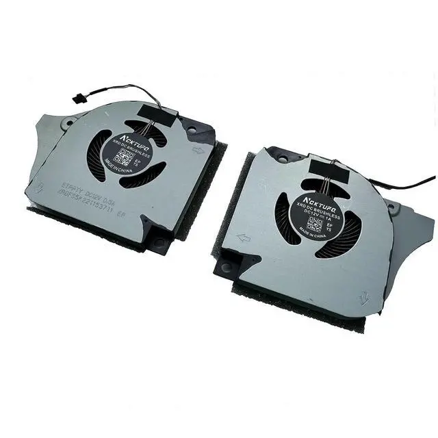 Alt view image 2 of 7 - Replacement New CPU +GPU Cooling Fan for Dell G5-5590 G7-7590 G7-7790 G5 5590 G7 7590 7790 P82F Series 006KT2+0C04TH DFSCK221151811 FL1J DFSCK221051821 FM0C 12V 1A Fan