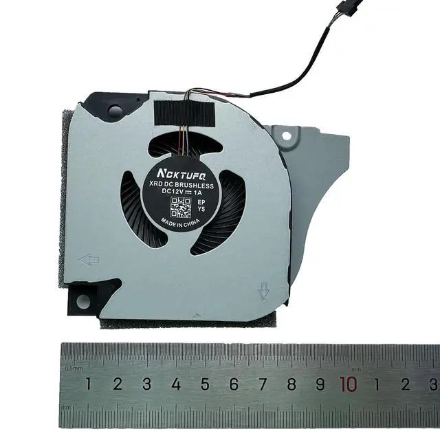 Alt view image 7 of 7 - Replacement New CPU +GPU Cooling Fan for Dell G5-5590 G7-7590 G7-7790 G5 5590 G7 7590 7790 P82F Series 006KT2+0C04TH DFSCK221151811 FL1J DFSCK221051821 FM0C 12V 1A Fan