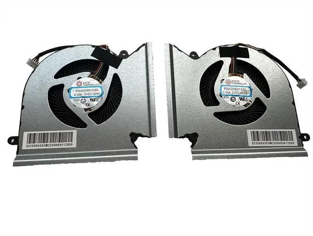 Main image of Replacement New CPU+GPU Cooling Fan for MSI GE66 GP66 GL66, GE66 10SGS 10SF 10SFS, GP66 10UH 10UG 11UG 11UE, GL66 MS-1541 MS-1542 PABD08008SH N440 N441 DC5V 1.0A
