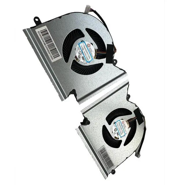 Alt view image 4 of 7 - Replacement New CPU+GPU Cooling Fan for MSI GE66 GP66 GL66, GE66 10SGS 10SF 10SFS, GP66 10UH 10UG 11UG 11UE, GL66 MS-1541 MS-1542 PABD08008SH N440 N441 DC5V 1.0A