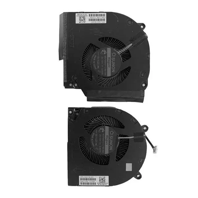 Alt view image 2 of 5 - Replacement Laptop CPU Cooling Fan for HP Victus 9 16-R Laptop TPN-C169 N44738-001 JPR60 JPP67 JPR68 JPP61 MG75091V1-C190-S9A