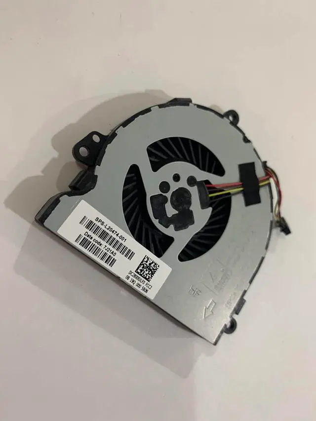Alt view image 6 of 6 - Replacement Laptop CPU Cooling Fan for HP 15-DA 15-DB 250 255 256 G7 Series Laptop Replacement Fan L20474-001 15-DA0006TX 15-DA0010TX 15-DB0186AU 15-DA0014TU 15-DB0011DX