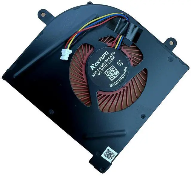 Alt view image 4 of 6 - Replacement New Laptop CPU Cooling Fan for MSI GS63 GS63VR GS73 GS73VR GS62 GS72 MS-17B1 MS-17B2 MS-16K2 MS-16K3 MS-16K4 MS-16K5 Stealth Pro Series BS5005HS-U2F1 Fan