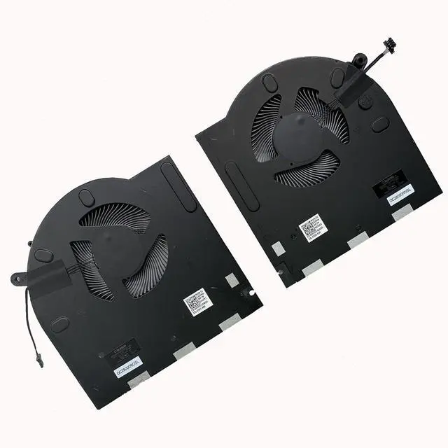 Alt view image 2 of 7 - Replacement CPU and GPU Cooling Fan for Dell Alienware M17 R3 R4 0H5TYJ 0CNV63 DC28000ROSL EG50061S1-1C010-S9A K13087 DC28000RNSL EG50061S1-C060-S9A K13089 DFS240012BK0T DFSCK324162A2K 12V