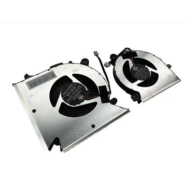 Alt view image 4 of 7 - New Genuine CPU+GPU Cooling Fan Replacement for MSI GF65 GF65 Thin PABD08008SH N413, PAAD06015SL N433 Dual Fans
