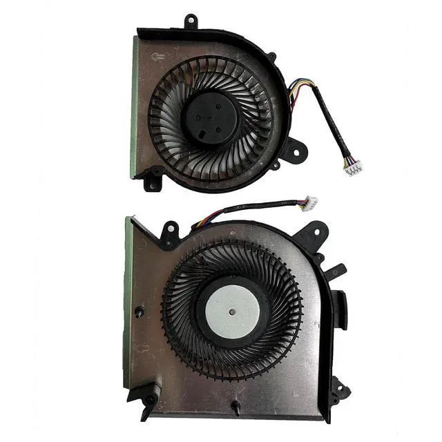Alt view image 6 of 7 - New Genuine CPU+GPU Cooling Fan Replacement for MSI GF65 GF65 Thin PABD08008SH N413, PAAD06015SL N433 Dual Fans