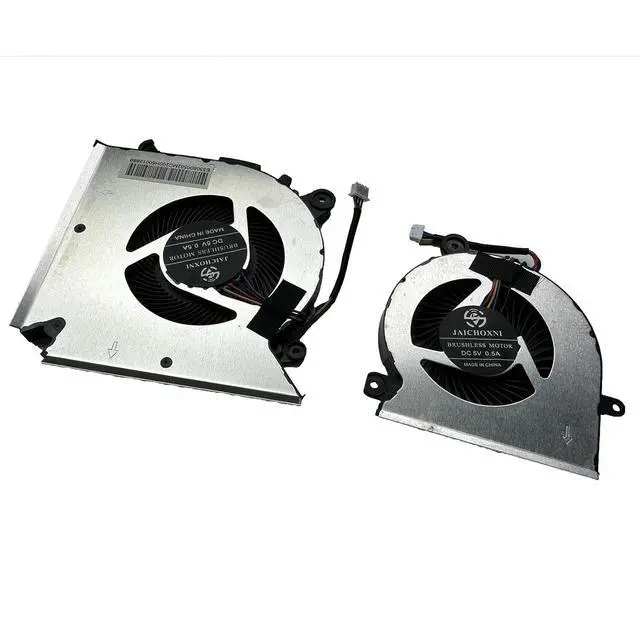 Alt view image 5 of 7 - New Genuine CPU+GPU Cooling Fan Replacement for MSI GF65 GF65 Thin PABD08008SH N413, PAAD06015SL N433 Dual Fans