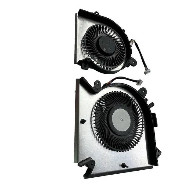 Alt view image 7 of 7 - New Genuine CPU+GPU Cooling Fan Replacement for MSI GF65 GF65 Thin PABD08008SH N413, PAAD06015SL N433 Dual Fans
