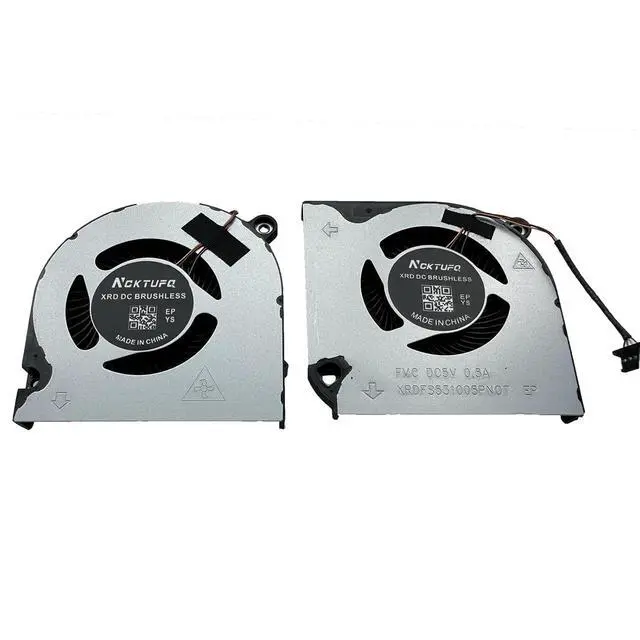 Alt view image 2 of 7 - Laptop Replacement CPU+GPU Cooling Fan for Acer Nitro AN515-43 AN515-54 AN517-51 AN715-51 AN715-74G