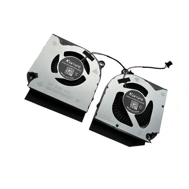 Alt view image 2 of 7 - CPU & GPU Cooling Fan for ACER Nitro 5 AN517-41 AN517-52 AN517-54 AN515-44 AN515-45 AN515-55 AN515-56 AN515-57 DC28000X1F0 DC28000QDF0 DC28000X0F0 DC28000QEF0