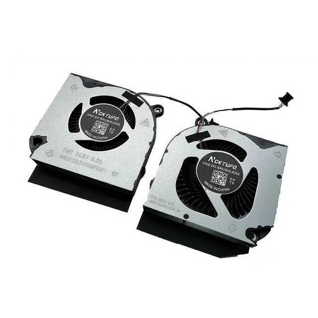 Alt view image 3 of 7 - CPU & GPU Cooling Fan for ACER Nitro 5 AN517-41 AN517-52 AN517-54 AN515-44 AN515-45 AN515-55 AN515-56 AN515-57 DC28000X1F0 DC28000QDF0 DC28000X0F0 DC28000QEF0