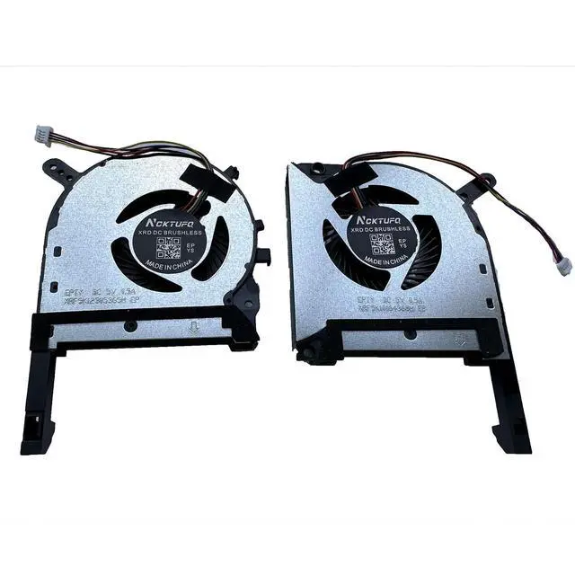 Alt view image 4 of 7 - CPU GPU Cooling Fan Intended for Asus TUF Gaming (2020) FA506IH FA506IV FA506IU TUF506IV TUF506IU FX506 FX506LI FX506LU FX506LH GTX1650/1650ti/1660ti Series DFS5K12304363H FMIU