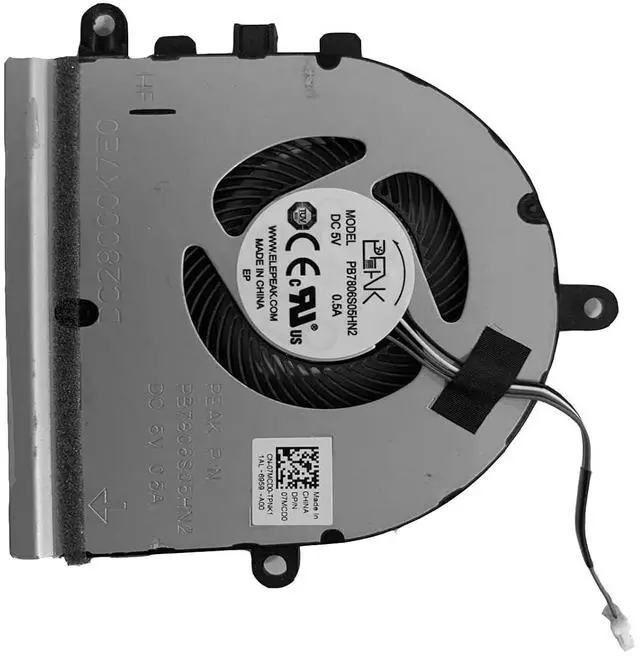 Main image of Replacement Laptop CPU Cooling Fan for Dell inspiron 15 Inspiron 15 3505 3585 2021 3583 3501 3505 P75F / Vostro 3400 3401 3500 358407MCD0 DFS531005MCOT PB7806S05HN2 FK39 Fan