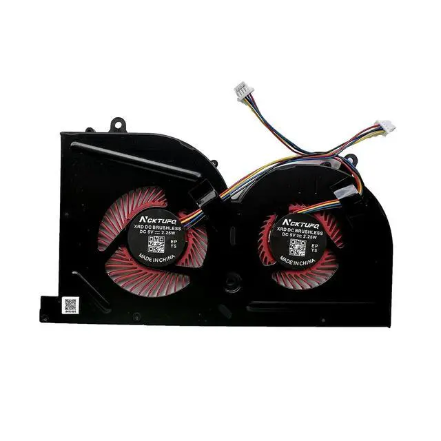 Alt view image 3 of 5 - CPU+GPU Cooling Fan for MSI GS63 GS63VR 6RF 6RF-001US 7RF 7RF-212UK GS73 GS73VR 6RF 6RF-005CA 7RF 7RE-004CN 7RG 7RG-026RU 7RG-039NL MS-16K2 MS-17B MS-17B1 BS5005HS-U2F1 BS5005HS-U2L1