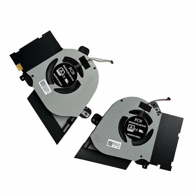 Alt view image 2 of 7 - Replacement CPU & GPU Cooling Fan for ASUS ROG Zephyrus GU502GW GU502GV GU502GV-BI7N10 GU502LW GU502LW-BI7N6 GU502LV GU502LWS GX502GW GX502GV Gx502lws FLGN FL6G FMJC, FLG9 FL6H FMJD 12V 1A