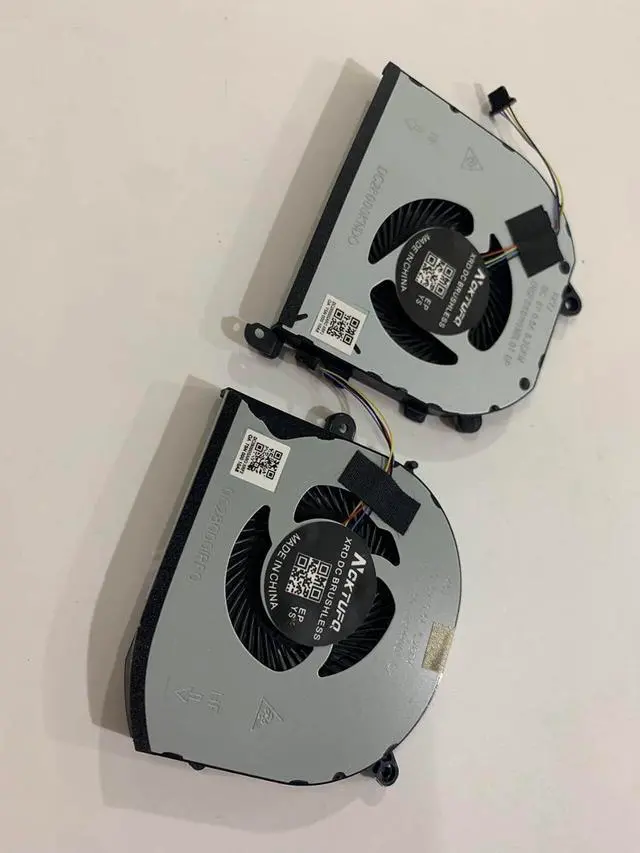 Alt view image 5 of 7 - Replacement Laptop CPU Cooling Fan for Dell Precision 5530 5540 SeriesDell XPS 15 9570 XPS 15 7590CPU/GPU Cooling FanP/N: 008YY9 0TK9J1 DFS501105PR0T FKCH DFS501105PR0T DFS201105PR0T