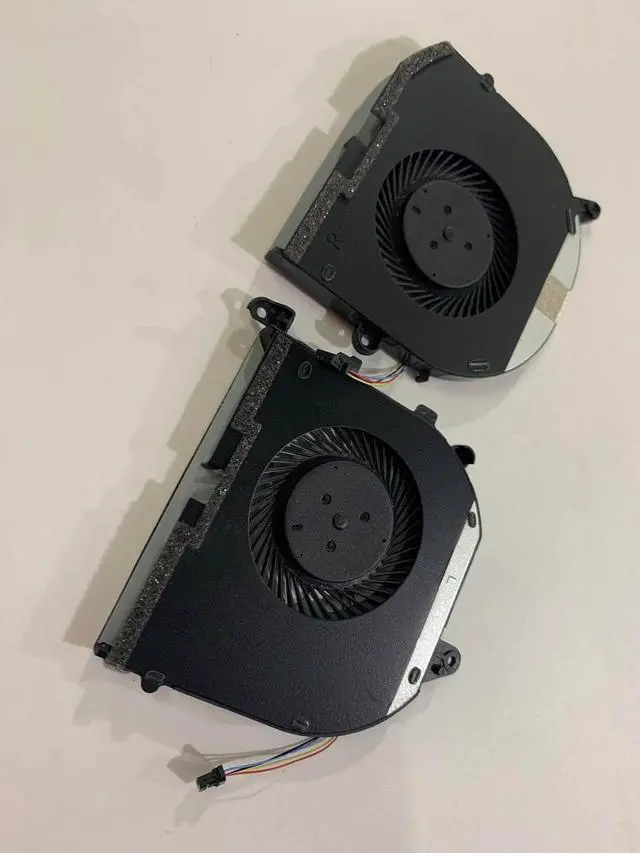 Alt view image 7 of 7 - Replacement Laptop CPU Cooling Fan for Dell Precision 5530 5540 SeriesDell XPS 15 9570 XPS 15 7590CPU/GPU Cooling FanP/N: 008YY9 0TK9J1 DFS501105PR0T FKCH DFS501105PR0T DFS201105PR0T