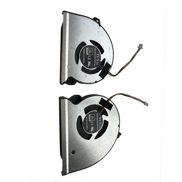Alt view image 2 of 7 - Fan for ASUS ROG Strix GL702VMK GL702VML GL702VM GL702VS GL702VSK CPU + Gpu Cooling Fans S7VM 13NB0DQ0AM0201 DFS2000054Q0T FJ9U 13NB0DQ0AM0301 DFS551205ML0T FJ9T DC5V 0.5A