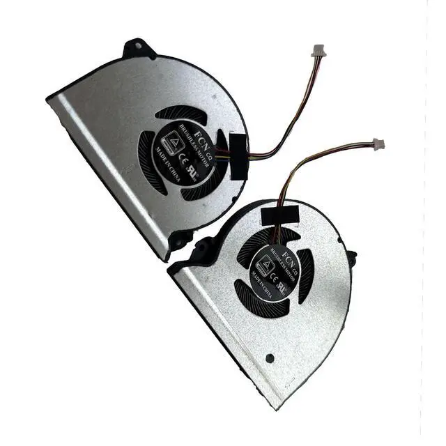 Alt view image 4 of 7 - Fan for ASUS ROG Strix GL702VMK GL702VML GL702VM GL702VS GL702VSK CPU + Gpu Cooling Fans S7VM 13NB0DQ0AM0201 DFS2000054Q0T FJ9U 13NB0DQ0AM0301 DFS551205ML0T FJ9T DC5V 0.5A