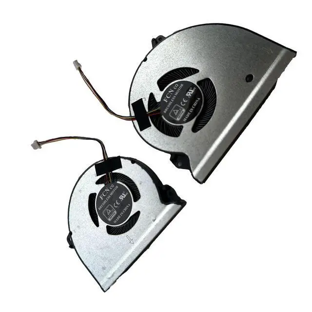 Alt view image 3 of 7 - Fan for ASUS ROG Strix GL702VMK GL702VML GL702VM GL702VS GL702VSK CPU + Gpu Cooling Fans S7VM 13NB0DQ0AM0201 DFS2000054Q0T FJ9U 13NB0DQ0AM0301 DFS551205ML0T FJ9T DC5V 0.5A