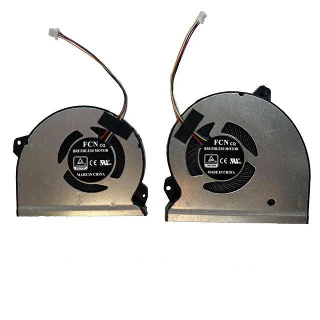 Alt view image 5 of 7 - Fan for ASUS ROG Strix GL702VMK GL702VML GL702VM GL702VS GL702VSK CPU + Gpu Cooling Fans S7VM 13NB0DQ0AM0201 DFS2000054Q0T FJ9U 13NB0DQ0AM0301 DFS551205ML0T FJ9T DC5V 0.5A