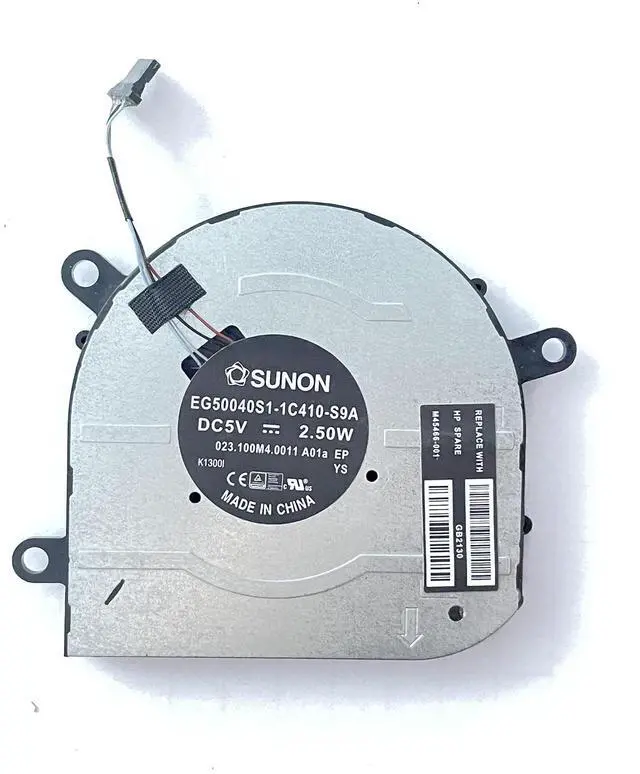 Alt view image 6 of 6 - Replacement CPU+GPU Cooling Fan for HP Envy X360 15M-EU 15M-ES | 15T-ES,15-EU,15Z-EU, TPN-W149, TPN-W150, DC5V, Laptop Fan, EG50040S1-1C400-S9A, EG50040S1-1C410-S9A, M45465-001, M45466-001