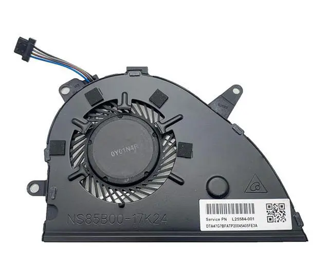 Main image of CPU Cooling Fan Replacement for HP Pavilion 15-CW 15-CS Series 15-CS0003CA 15-CS0051WM 15-CS0053CL 15-CS0061ST 15-CS0072WM 15-CS0079NR 15-cw1063wm Fan TPN-Q210 NS85B00-17K24 L25584-001