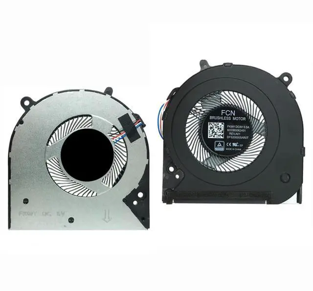 Main image of CPU Cooling Fan Replacement for HP 14-CF 14-CK 14-cm TPN-I130 | 14-CF0012DX 14-DK 14-MA 14S-DP 14S-DK 240 G7 246 G7 240G7 246G7 340G5 348G5 TPN-I135 Series 6033B0062401 L23189-001