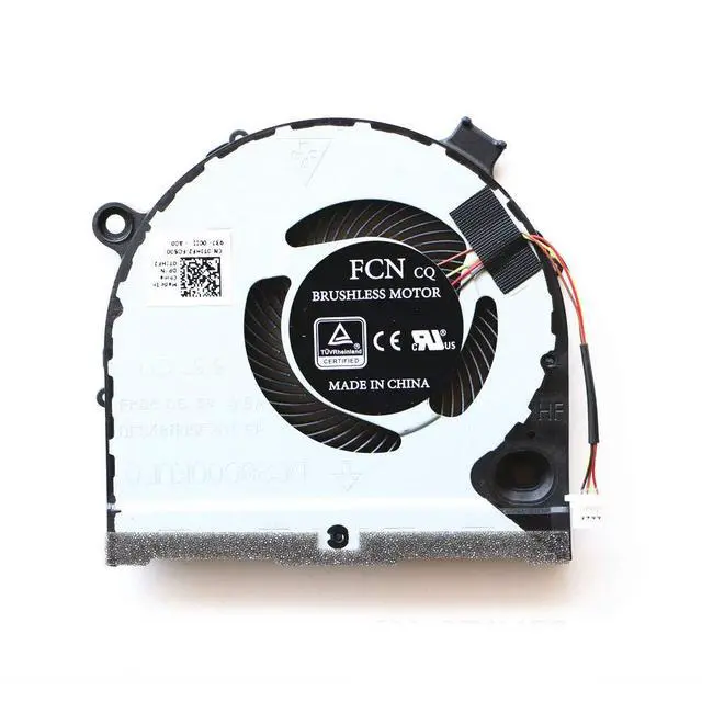 Alt view image 2 of 5 - New Replacement CPU + GPU Fan for Dell G3-3579 G3-3779 G5-5587 Gaming Laptop 0GWMFV 0TJHF2 | G3 15 3579 Gaming Laptop fan, DC5V 0.5A, 4-Pin, 0GWMFV,0TJHF2