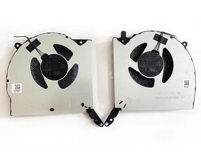 Alt view image 2 of 6 - CPU+GPU Cooling Fan for Lenovo Legion Pro 5 16IRX8 82WK 16ARX8 82WM 2023 | Legion R9000P Y9000P 2023 DC12V 1A Series 5H40S20807 5H40S20808 DFSCL12E06486Y FQK8 DFSCL12E16486Y FQK9